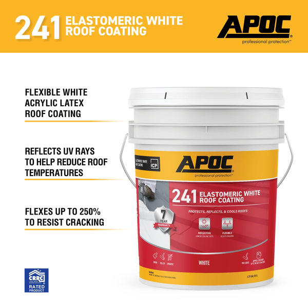 APOC® 241Elastomeric White Roof Coating
