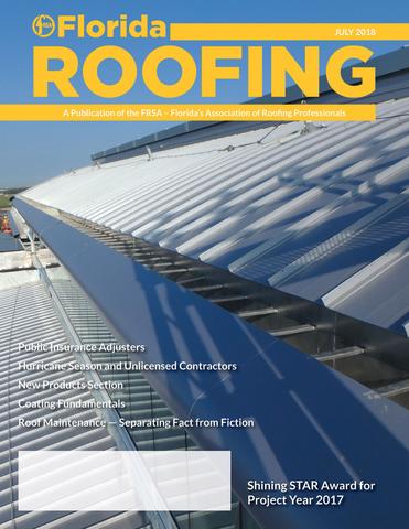 APOC WEATHER-ARMOR FT3 FLEECE-TOP FEATURED IN FLORIDA ROOFING MAGAZINE!