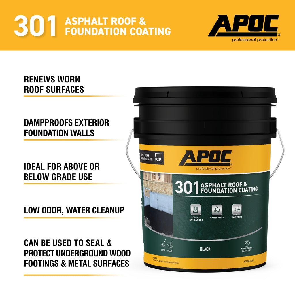 APOC® 301Asphalt Roof & Foundation Coating