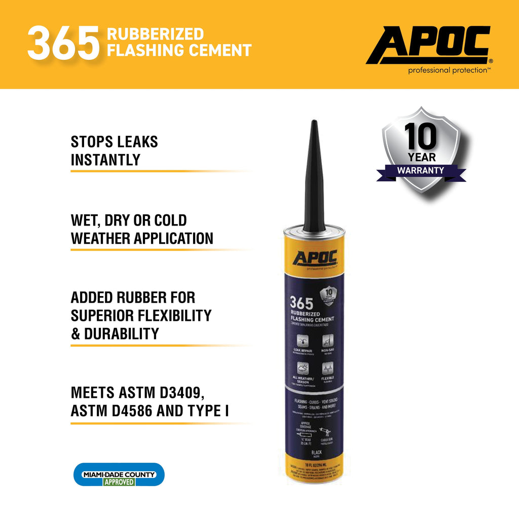 APOC® 365 Rubberized Flashing Cement